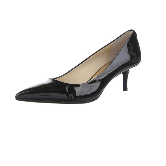 Michael Kors Shoes - Michael Kors | Black patent pump | Kitten heel